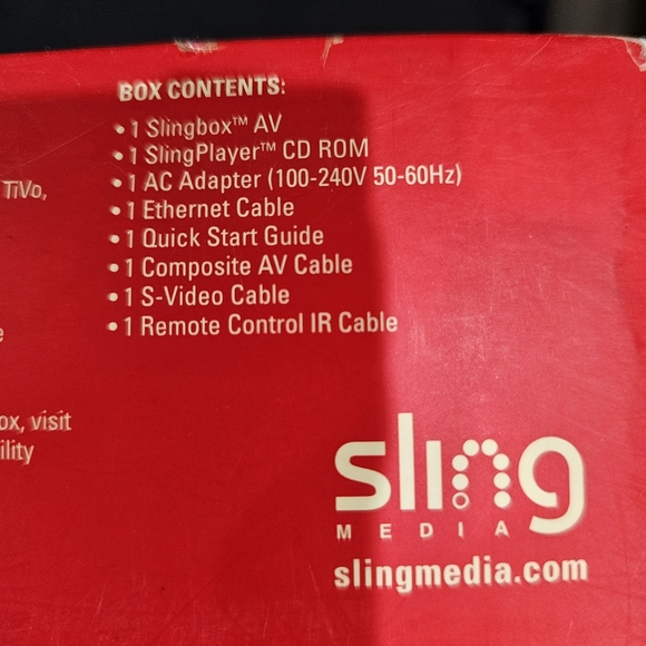 SlingBox SLING BOX Outdated 2006 Electrical Hobbyist Parts Technical Tech - Picture 3 of 16